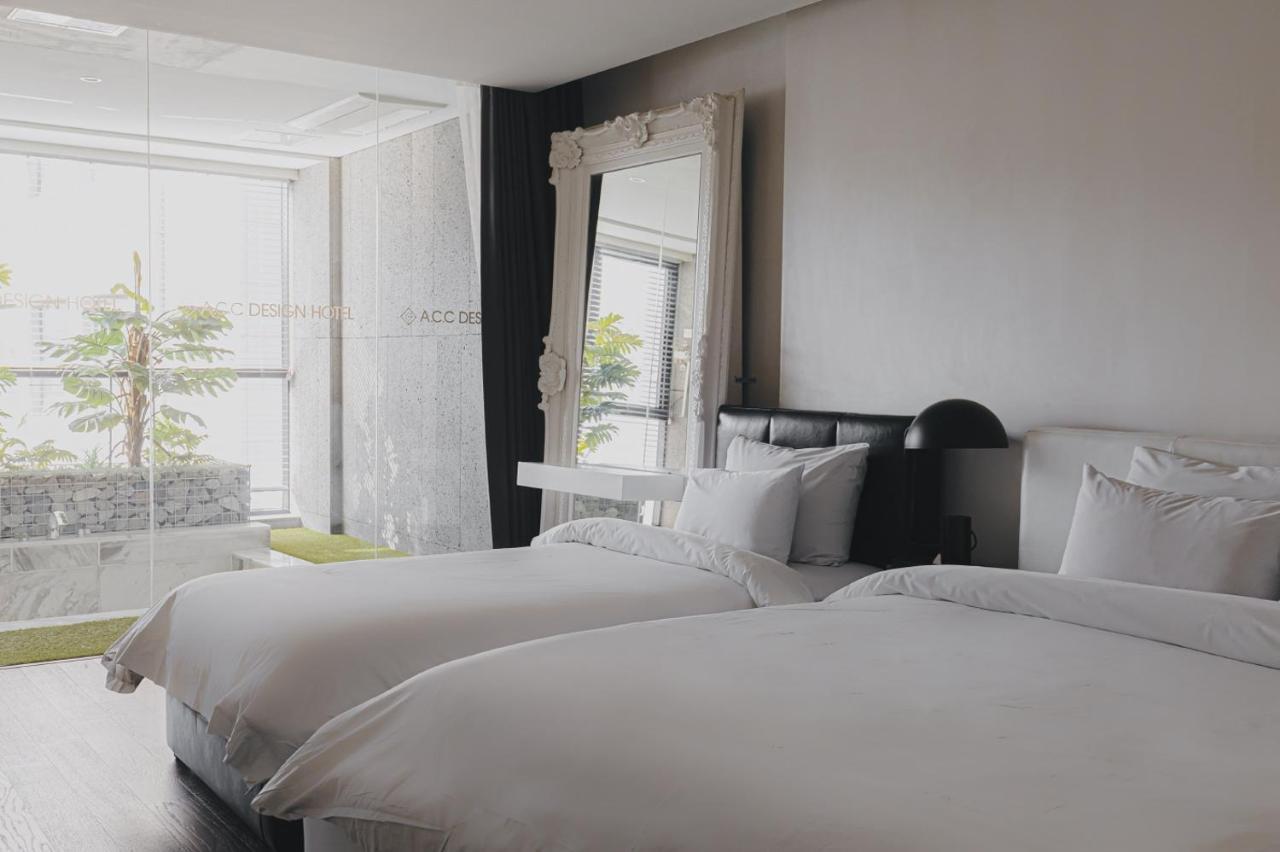 Acc Design Hotel Gwangju Metropolitan City ภายนอก รูปภาพ